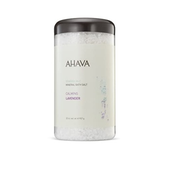 AHAVA Dead Sea Mineral Bath Salt, Calming Lavender - Intense Relaxation