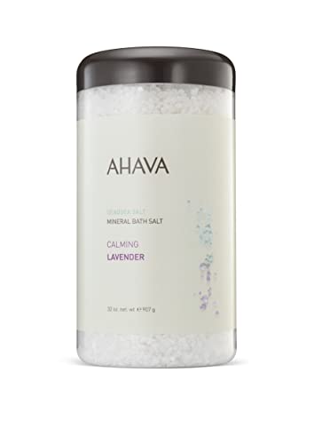 AHAVA Dead Sea Mineral Bath Salt, Calming Lavender - Intense Relaxation