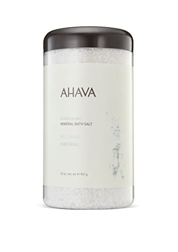 AHAVA Dead Sea Mineral Bath Salt - Bath Soak for Nourishing Essential Body Care