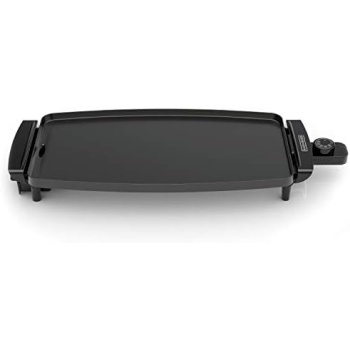 BLACK+DECKER Electric Griddle with Removable Temperature Probe, Indoor Grill