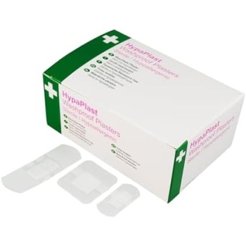 Safety First Aid Group HypaPlast Clear Washproof Assorted (Pack of 100)