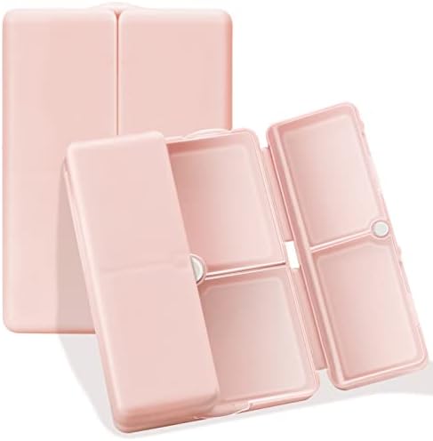 FYY Daily Pill Organizer, 7 Compartments Portable Travel Pill Case