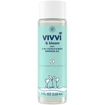 VIVVI & BLOOM Gentle 2-in-1 Baby Scalp & Body Massage Oil