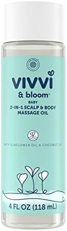 VIVVI & BLOOM Gentle 2-in-1 Baby Scalp & Body Massage Oil