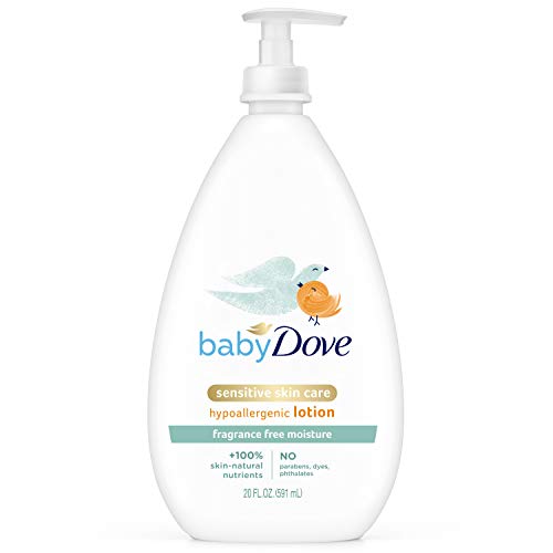 Baby Dove Face and Body Lotion for Sensitive Skin Moisture Fragrance