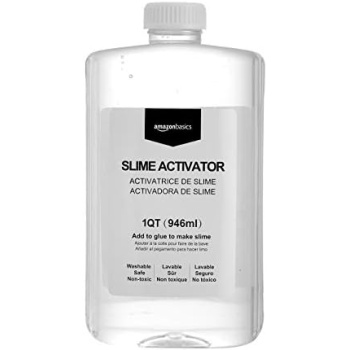 Amazon Basics Slime Activator Solution 1 QT (946ml), Baking Soda, Transparent