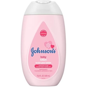 Johnson's Moisturizing Mild Pink Baby Lotion with Coconut Oil
