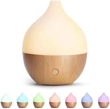 SALKING Essential Oil Diffuser, 100ml Small Aromatherapy Diffuser, Ultrasonic
