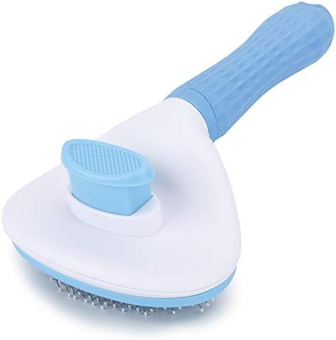 Depets Self Cleaning Slicker Brush, Dog Cat Bunny Pet Grooming Shedding Brush