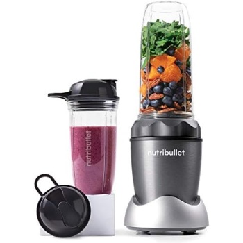 Nutri Bullet NB50100C Pro 1000 Single Serve Blender (1000W) 7-Piece Set, Dark