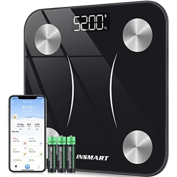 Bluetooth Body Fat Scales, INSMART Smart Digital Bathroom Weight