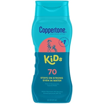 Coppertone Kids Sunscreen Lotion, SPF 70 Sunscreen for Kids