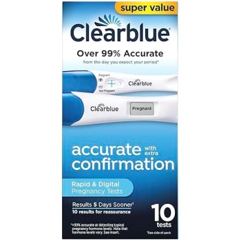 Clearblue Pregnancy Test Combo Pack, 10ct - Digital with Smart Countdown