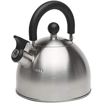 Primula Stewart Whistling Stovetop Tea Kettle Food Grade Stainless Steel