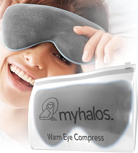 Heated Eye Mask for Dry Eyes - Microwave Activated Warm Eye Compress Treats