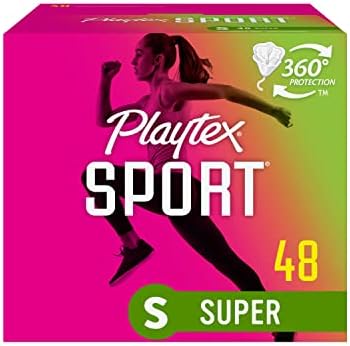 Playtex Sport Tampons, Super Absorbency, Fragrance-Free - 48ct