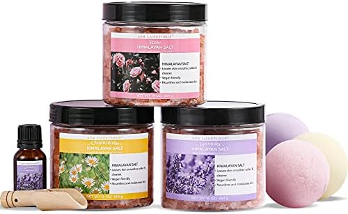 Epsom Salt for Soaking - 8pcs Himalayan Bath Salts Gift Set