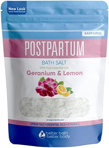Postpartum Sitz Bath Soak (2 Lbs) Postpartum Care for New Moms Bath Salt
