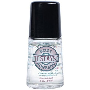 It Stays Roll On Body Adhesive, 2 fl oz - (1 Pack) Odorless, Hypoallergenic