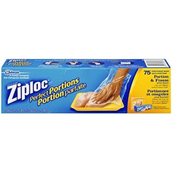 Ziploc Perfect Portions Portioning Bags - 75 Count