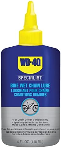 WD-40 Specialist Bike | Wet Chain Lubricant, 118ml | Formulated to Provide a Durable