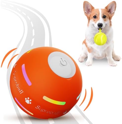 PetDroid Interactive Dog Toys Dog Ball,[Newly Upgraded] Durable Motion Activated