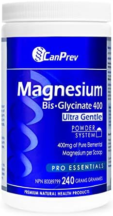 CanPrev Magnesium Bisglycinate | 400mg Powder | Ultra Gentle Chelated Complex