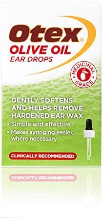 Otex Olive Oil Ear Drops For Natural, Gentle Removal of Excessive, Hardened Ear