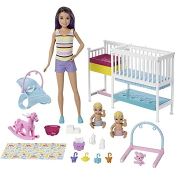 Barbie Skipper Babysitters Inc Dolls & Playset, Nap 'n Nurture Nursery