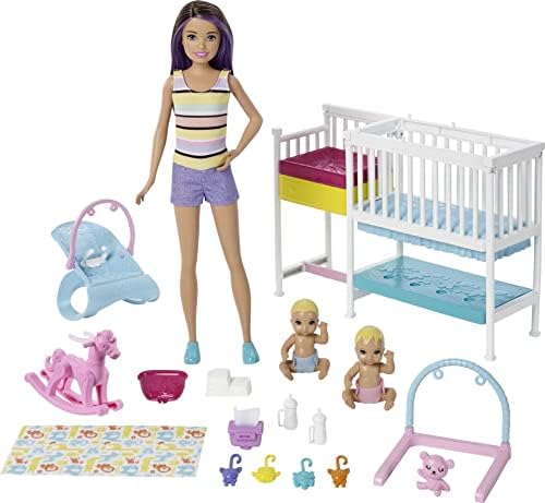 Barbie Skipper Babysitters Inc Dolls & Playset, Nap 'n Nurture Nursery