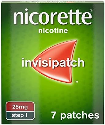 Nicorette Step 1 Invisi Patch Nicotine 7 Patches, 25 mg