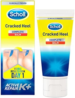 Scholl Cracked Heel Complete Cream with Repair K+, 60ml - Moisturising Treatment