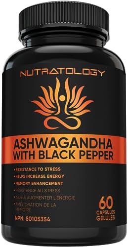 Organic Ashwagandha With Black Pepper For Improved Absorption. Resistant