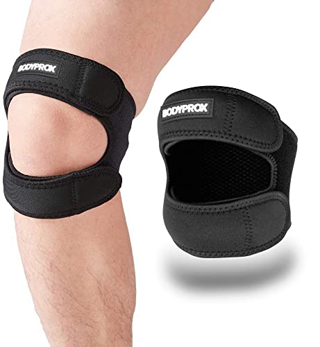 Bodyprox Patellar Tendon Support Strap (Large), Knee Pain Relief Adjustable