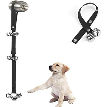 Luckyiren Upgraded Puppy Bells Dog Doorbells for Door Knob/Potty Training