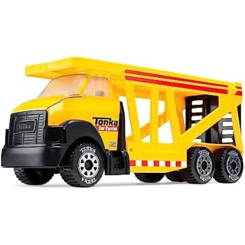Tonka Steel Classics, Classic Car Carrier – Made with Steel and Sturdy Plastic