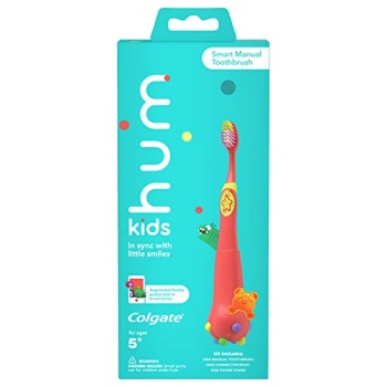 Colgate hum Smart Manual Kids Toothbrush, hum Kids Toothbrush With Phone Stand