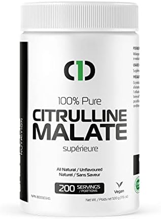 One Brand Nutrition L-Citrulline Malate Powder 100% PURE Vegan (500g) | 200
