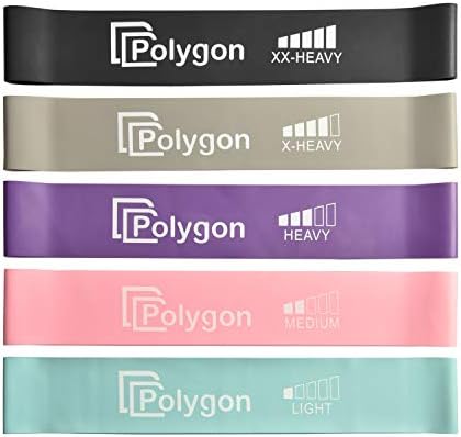 Polygon Resistance Loop Exercise Bands, Workout Flexbands for Physical Therapy