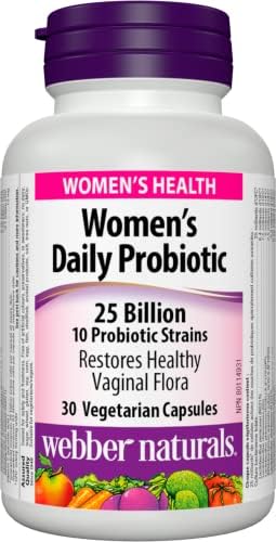 Webber Naturals Probiotic Women’s Daily, 25 Billion Active Cells, 10 Probiotic