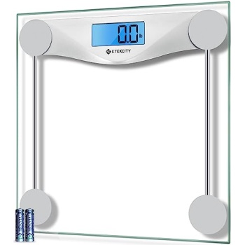 Etekcity Digital Bathroom Body Weight Scale, High Precision Smart Step-on
