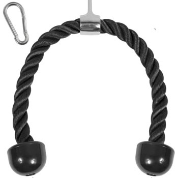 Yes4All Deluxe Tricep Rope Cable Attachment, 27 & 36 inch with 4 Colors