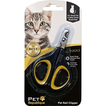 Cat Nail Clipper by Pet Republique – Professional Stainless-Steel Claw Clipper