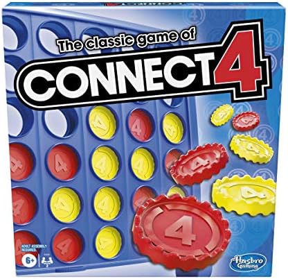 Hasbro Gaming Connect 4 Classic Grid,4 in a Row Game,Strategy Board Games