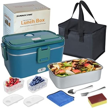 Electric Lunch Box Food Heater,1.8L Food Warmer Lunch Box with Carry Bag