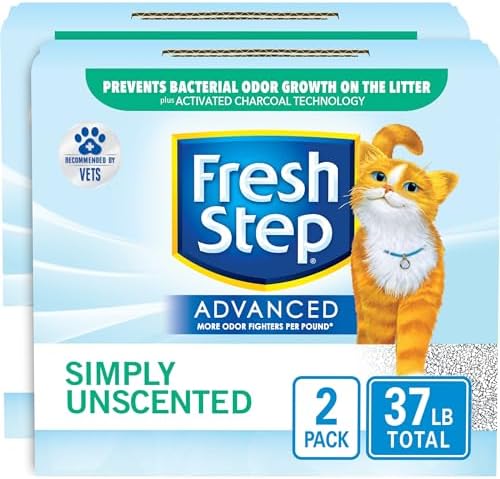 Fresh Step Clumping Cat Litter, Advanced, Simply Unscented, Extra Large
