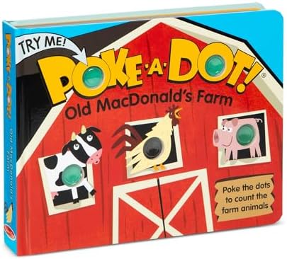 Melissa & Doug Children's Book - Poke-a-Dot: Old MacDonald’s Farm
