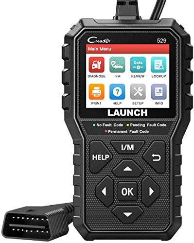 LAUNCH OBD2 Scanner CR529 One-Click I/M, Full OBDII Code Reader, 5 Years Quality