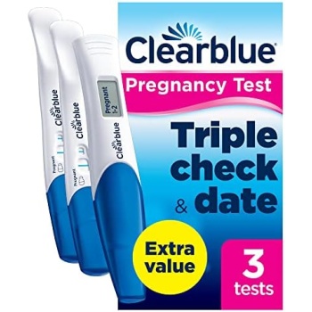 Clearblue Pregnancy Test Ultra Early Triple-Check & Date Combo Pack