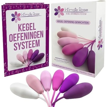Kegel Exercise System - Pelvic Floor Exercises - Set of 6 Premium Silicone Kegel